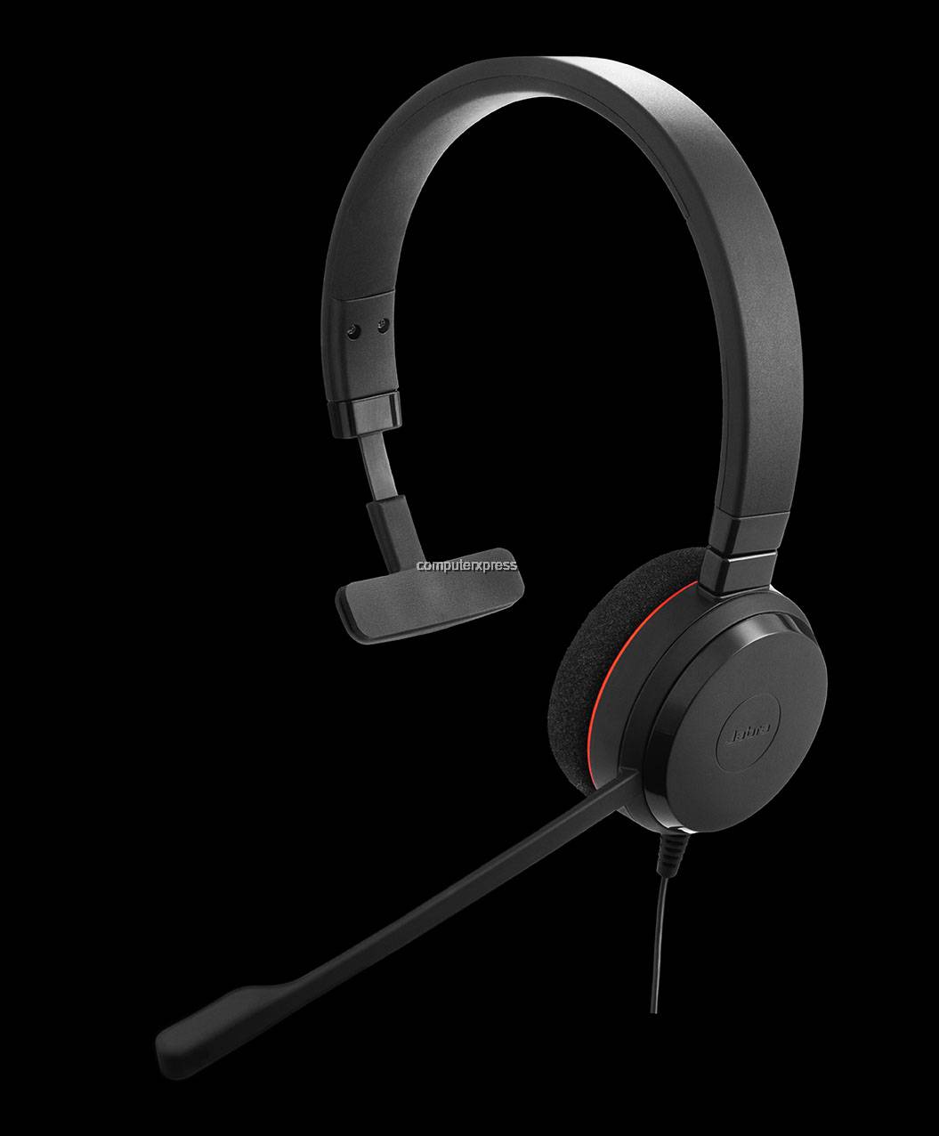 Jabra EVOLVE 20 Wired Overthehead Mono Headset Supraaural Noise