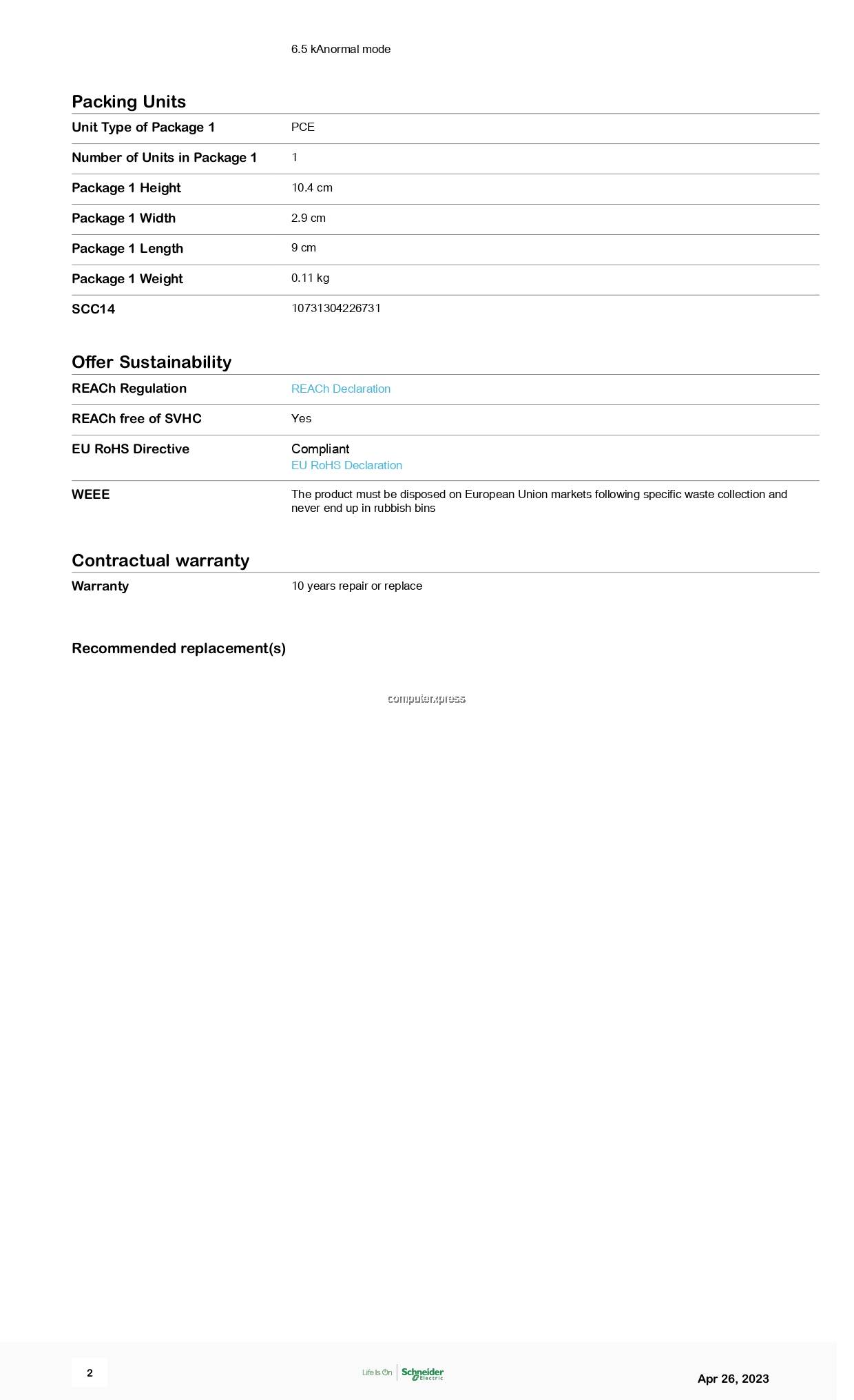 APC ProtectNet standalone surge protector for 10/100/1000 Base-T ...