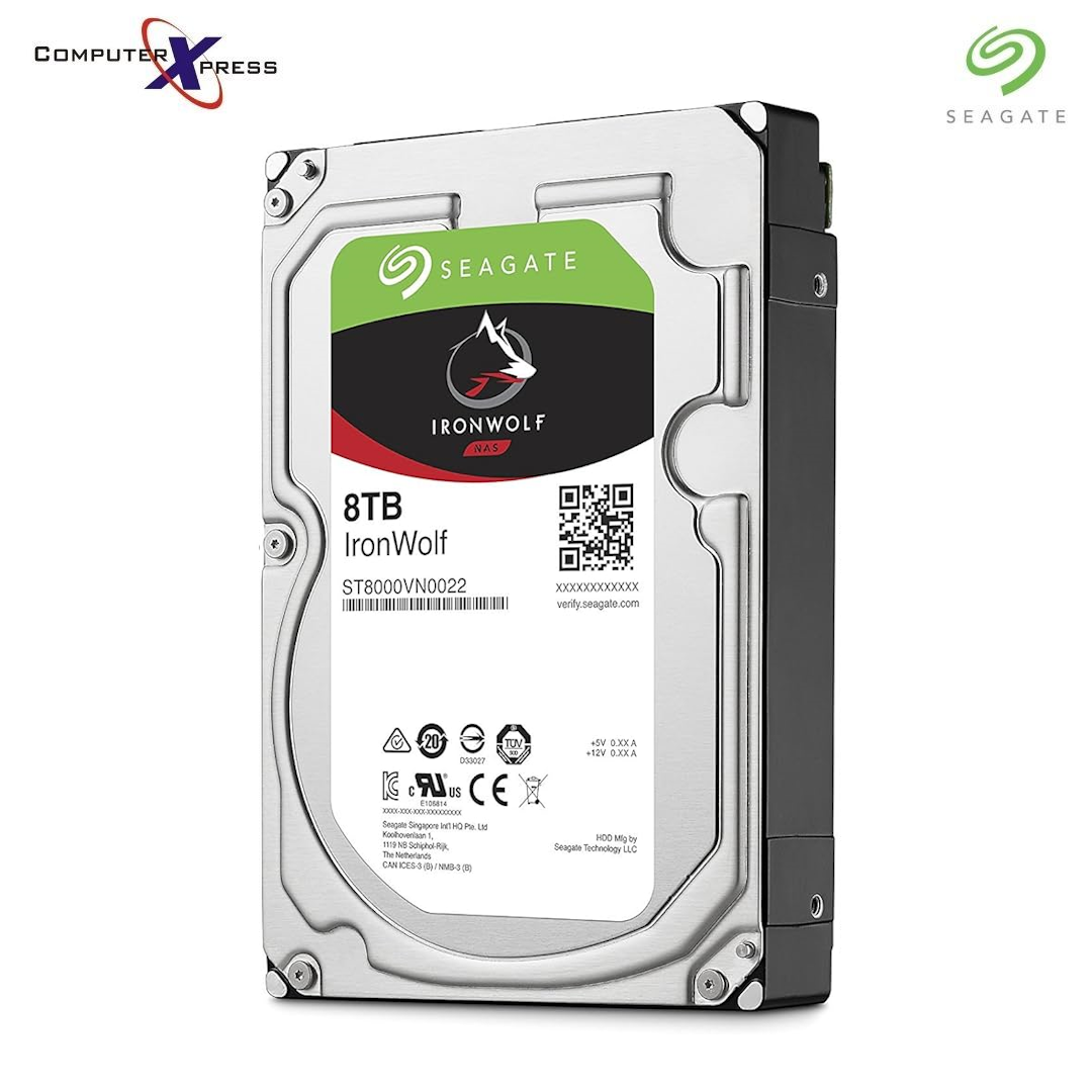 Seagate Ironwolf NAS HDD 3.5'' SATA 5900RPM Internal Hard Disk